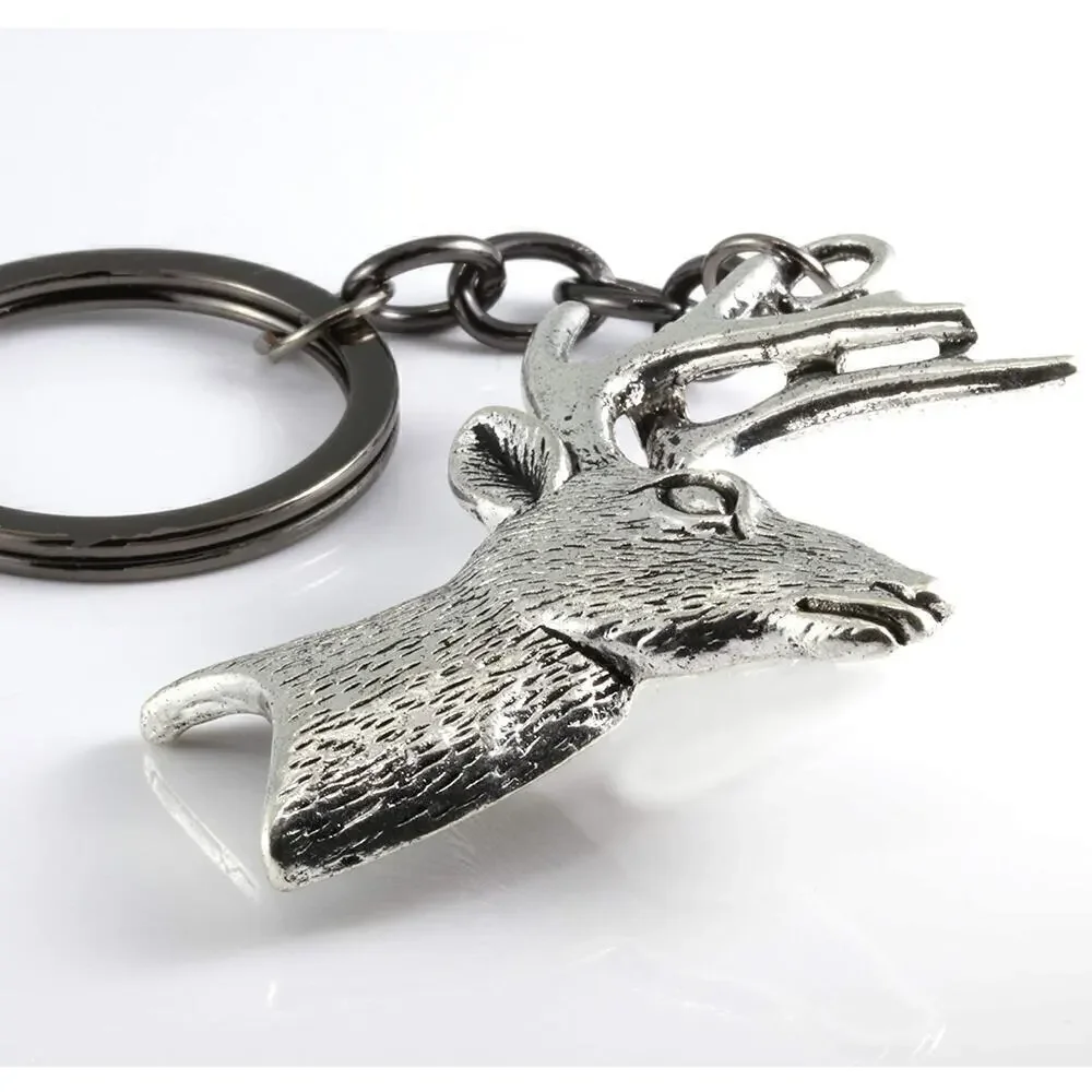 Deer Keychain - Deer Antler Keychain